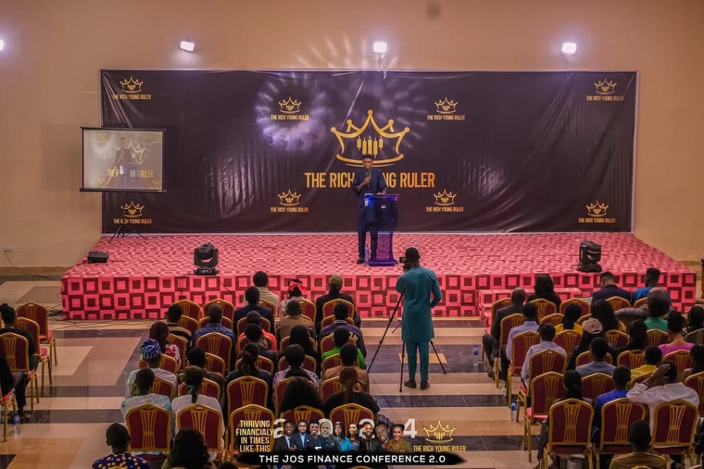 Conference audience from the back